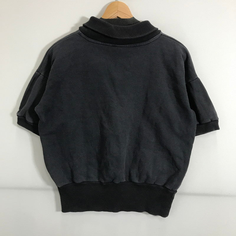 【中古品】【メンズ】 CHAMPION チャンピオン SHORT SLEEVE SWEATSHIRT 小文字 ランタグ ショート スリーブ スウェット シャツ 半袖 トップス 古着 145-251015-mh-12-fuz サイズ：L カラー：ネイビー 万代Net店