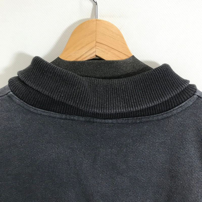 【中古品】【メンズ】 CHAMPION チャンピオン SHORT SLEEVE SWEATSHIRT 小文字 ランタグ ショート スリーブ スウェット シャツ 半袖 トップス 古着 145-251015-mh-12-fuz サイズ：L カラー：ネイビー 万代Net店