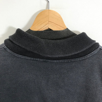 【中古品】【メンズ】 CHAMPION チャンピオン SHORT SLEEVE SWEATSHIRT 小文字 ランタグ ショート スリーブ スウェット シャツ 半袖 トップス 古着 145-251015-mh-12-fuz サイズ：L カラー：ネイビー 万代Net店