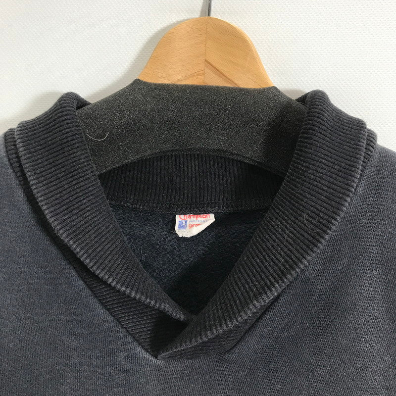 【中古品】【メンズ】 CHAMPION チャンピオン SHORT SLEEVE SWEATSHIRT 小文字 ランタグ ショート スリーブ スウェット シャツ 半袖 トップス 古着 145-251015-mh-12-fuz サイズ：L カラー：ネイビー 万代Net店