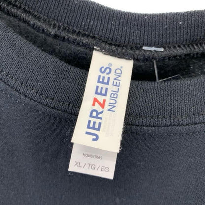 【中古品】【メンズ】 JERZEES SWEATSHIRT ジャージーズ スウェットシャツ 145-260204-rn-14-fuz サイズ：XL カラー：ブラック 万代Net店