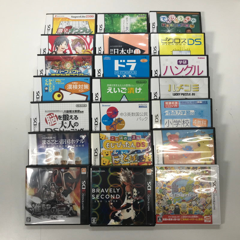 【中古品】 Nintendo 3DS DS ニンテンドー 3ディーエス ディーエス ソフト 21本 まとめ セット ゲーム 023-251016-mh-19-fuz 万代Net店