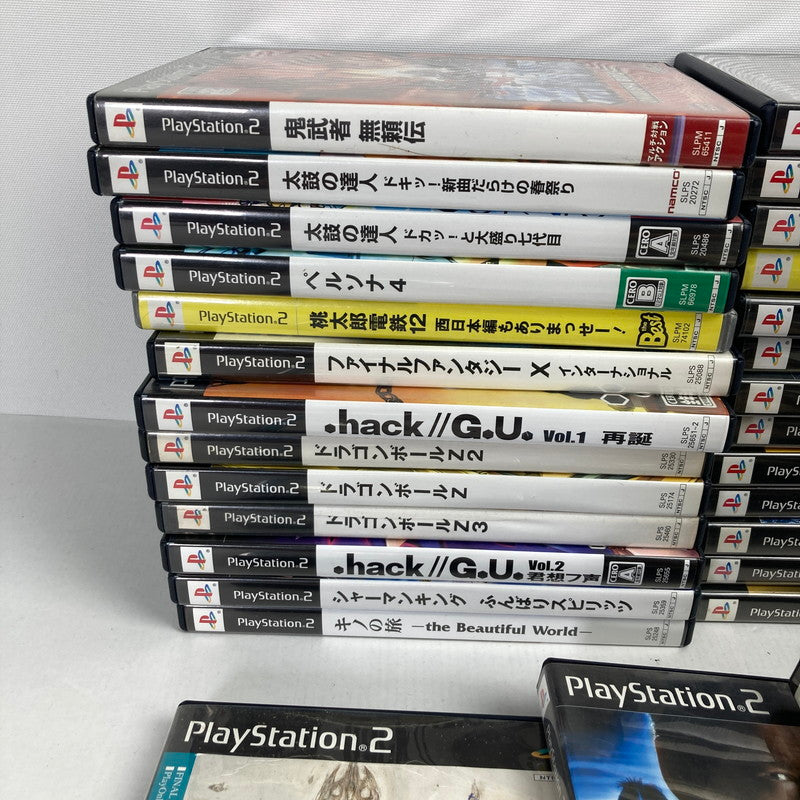 【中古品】 PlayStation2 PS2 プレイステーション2 プレステ2 ソフト 50本 まとめ 太鼓の達人 桃鉄 など 023-251027-mh-03-fuz 万代Net店