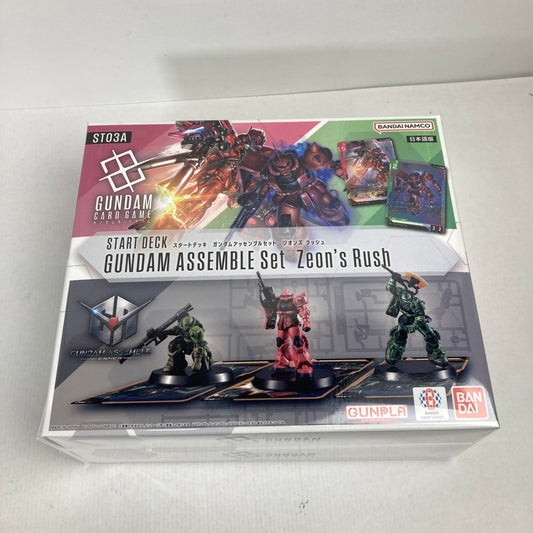 【未使用品】 未開封 未使用 スタートデッキ ガンダムアッセンブルセット ジオンズ ラッシュ 081-251025-io-04-fuz 万代Net店