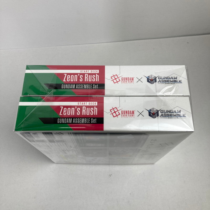 【未使用品】 未開封 未使用 スタートデッキ ガンダムアッセンブルセット ジオンズ ラッシュ 081-251025-io-04-fuz 万代Net店