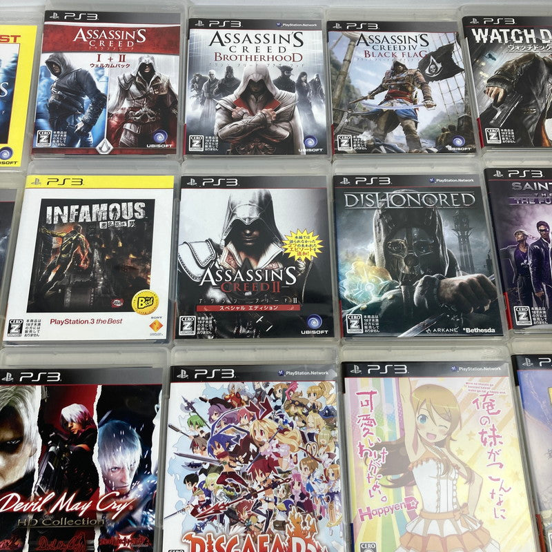 【中古品】 PS3 ゲームソフト まとめ 30本 プレステ3 ゲーム ソフト まとめ アサシンクリード ボーダーランズ 等 023-251025-io-01-fuz 万代Net店