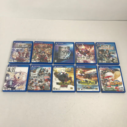 【中古美品】 Vitaソフト まとめ 10本セット PSVita ゲームソフトまとめ 閃の軌跡 戦国無双 等 023-251019-io-17-fuz 万代Net店