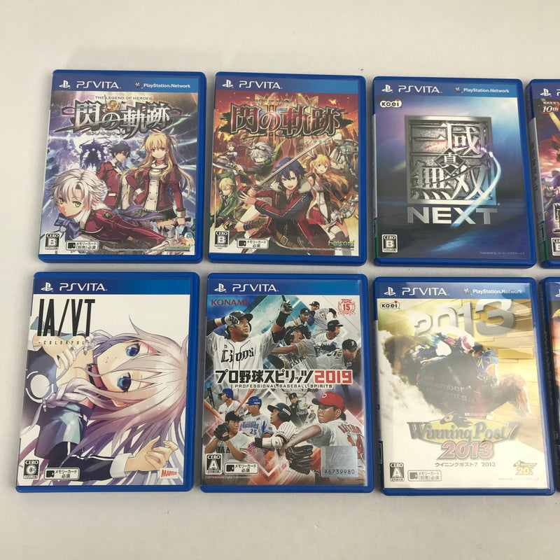 【中古美品】 Vitaソフト まとめ 10本セット PSVita ゲームソフトまとめ 閃の軌跡 戦国無双 等 023-251019-io-17-fuz 万代Net店