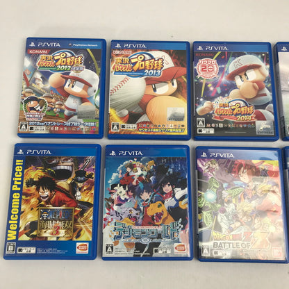 【中古美品】 Vitaソフト まとめ 10本セット PSVita ゲームソフトまとめ パワプロ デジモン 等 023-251019-io-16-fuz 万代Net店
