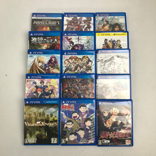 【中古美品】 PlayStation VITA プレイステーション ヴィータ ソフト 15本 まとめ セット ゲーム 023-251018-mh-23-fuz 万代Net店