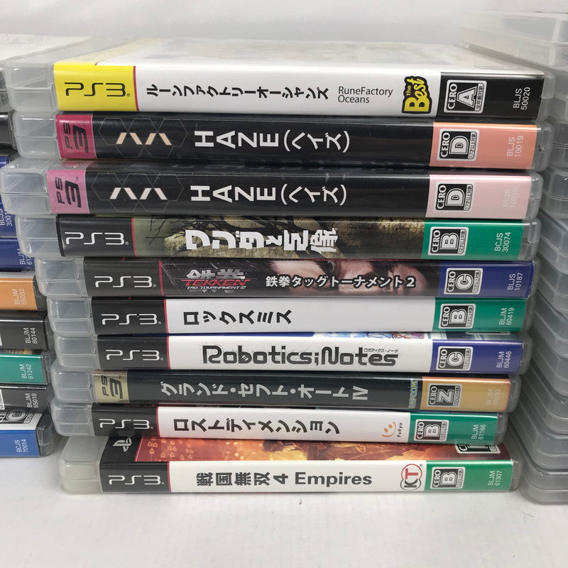 【中古品】 PlayStation3 PS3 ソフトまとめ FF プロスピ ワンピース海賊無双 023-251024-ky-13-fuz 万代Net店