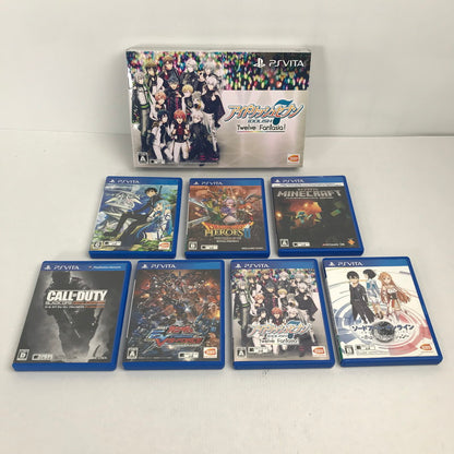 【中古美品】 Vitaソフト まとめ 8本セット PSVita ゲームソフトまとめ マインクラフト ドラクエ 等 023-251019-io-15-fuz 万代Net店