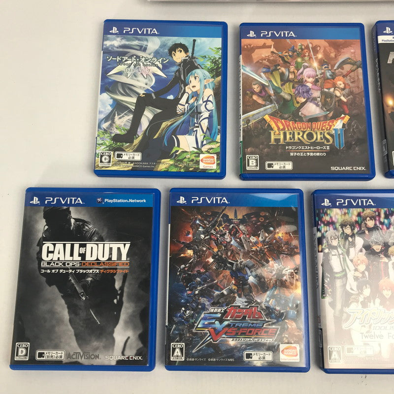 【中古美品】 Vitaソフト まとめ 8本セット PSVita ゲームソフトまとめ マインクラフト ドラクエ 等 023-251019-io-15-fuz 万代Net店