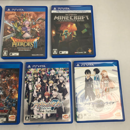 【中古美品】 Vitaソフト まとめ 8本セット PSVita ゲームソフトまとめ マインクラフト ドラクエ 等 023-251019-io-15-fuz 万代Net店