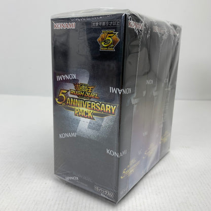 【未使用品】 未開封 遊戯王 ラッシュデュエル 5th ANNIVERSARY PACK 3パック 081-251019-io-04-fuz 万代Net店