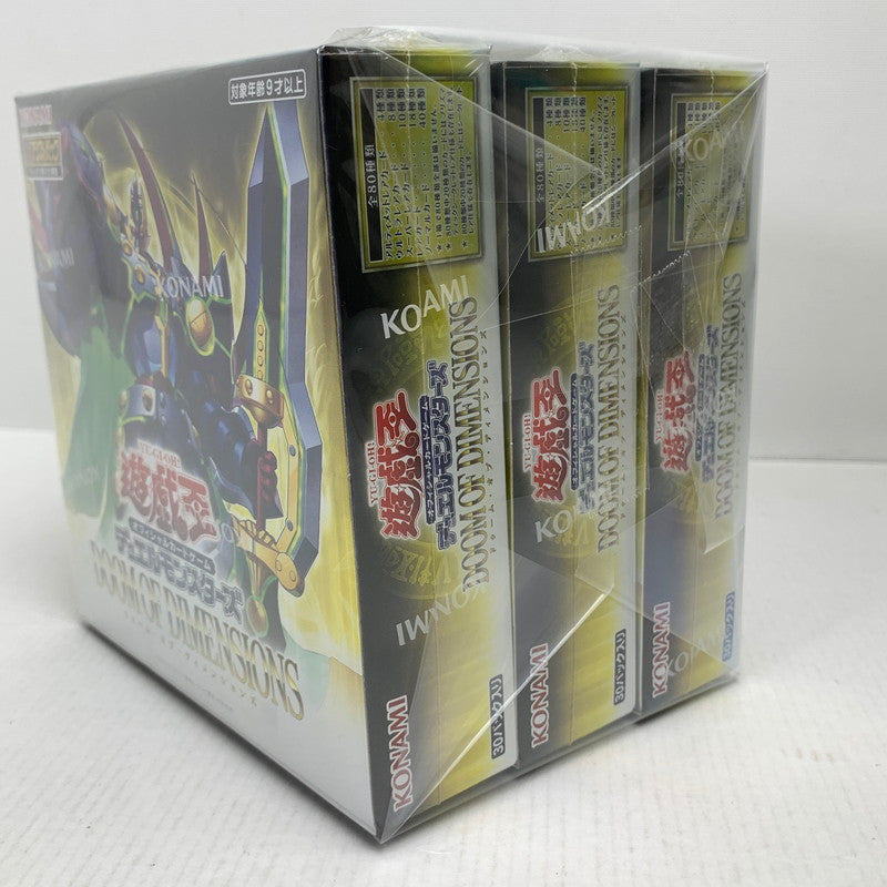 【未使用品】 未開封 遊戯王デュエルモンスターズ DOOM OF DIMENSIONS 3パック 081-251019-io-09-fuz 万代Net店