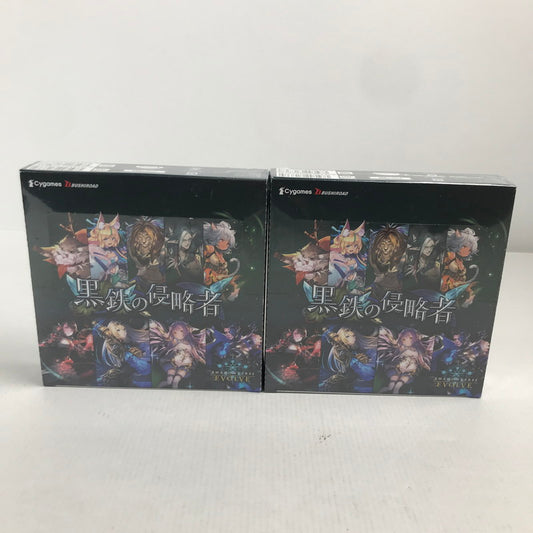【中古美品】 未使用 未開封 Shadowverse EVOLVE シャドウバース エボルヴ 黒鉄の侵略者 BOX 2個 セット まとめ カード ゲーム 081-251022-mh-10-fuz 万代Net店
