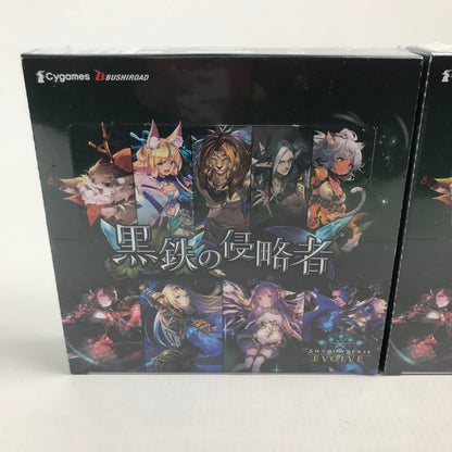 【中古美品】 未使用 未開封 Shadowverse EVOLVE シャドウバース エボルヴ 黒鉄の侵略者 BOX 2個 セット まとめ カード ゲーム 081-251022-mh-10-fuz 万代Net店