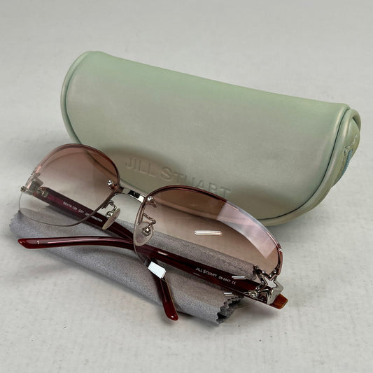 【中古品】【レディース】 JILL STUART ジル・スチュアート 06-0447 サングラス BROWN サングラス ※歪みあり 66口16-120 203-260917-io-39-fuzh 万代Net店