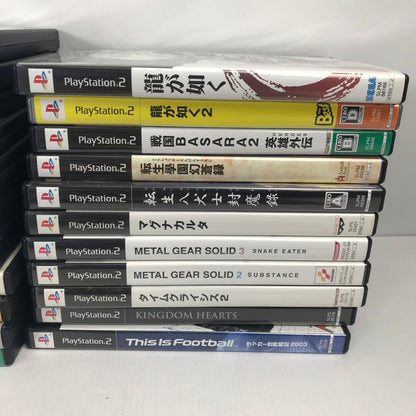 【現状渡し品】 PlayStation2 PS2 ソフト まとめ 戦国無双 龍が如く マグナカルタ 他 023-251024-ky-12-fuz 万代Net店