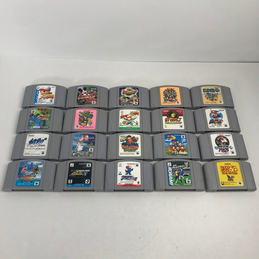 【中古品】 Nintendo64 ソフト まとめ 20本セット ニンテンドー64 ゲームソフトまとめ マリオ 等 023-251019-io-22-fuz 万代Net店