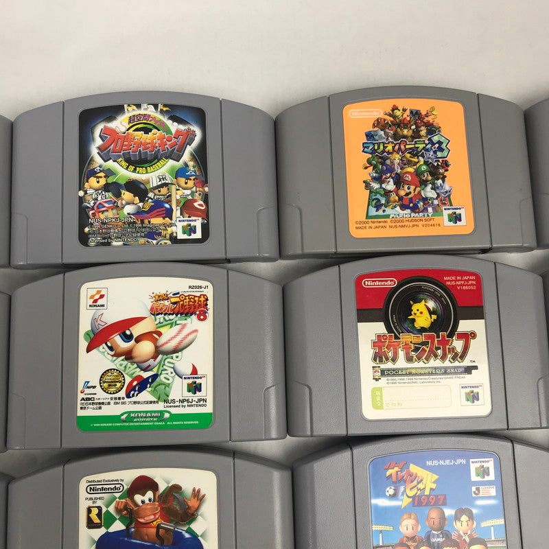 【中古品】 Nintendo64 ソフト まとめ 20本セット ニンテンドー64 ゲームソフトまとめ マリオ 等 023-251019-io-22-fuz 万代Net店