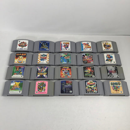 【中古品】 Nintendo64 ソフト まとめ 20本セット ニンテンドー64 ゲームソフトまとめ ボンバーマン 等 023-251019-io-21-fuz 万代Net店