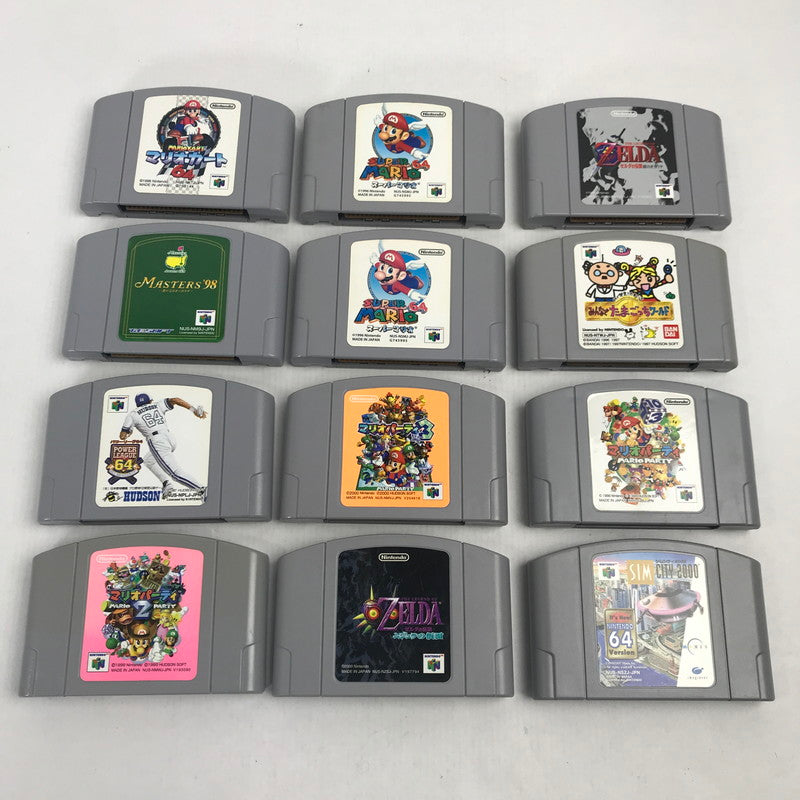 【中古品】 Nintendo64 ソフト まとめ 12本セット ニンテンドー64 ゲームソフトまとめ マリオ 等 023-251019-io-18-fuz 万代Net店