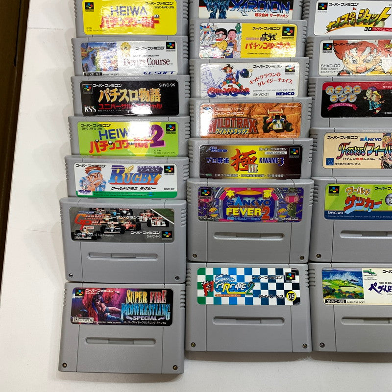 【中古品】 Nintendo ニンテンドー スーパーファミコン ソフト 100本 まとめ らんま1/2 ドッジ弾平 など 023-251027-mh-14-fuz 万代Net店