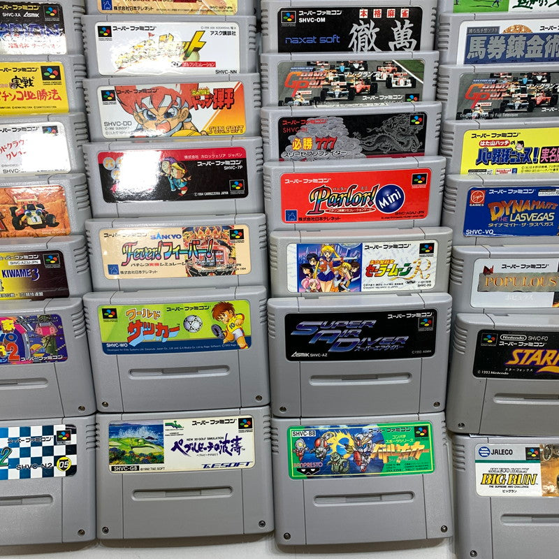 【中古品】 Nintendo ニンテンドー スーパーファミコン ソフト 100本 まとめ らんま1/2 ドッジ弾平 など 023-251027-mh-14-fuz 万代Net店
