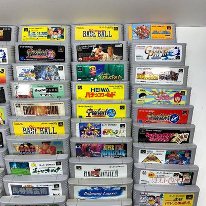 【中古品】 Nintendo ニンテンドー スーパーファミコン ソフト 100本 まとめ らんま1/2 ドッジ弾平 など 023-251027-mh-14-fuz 万代Net店