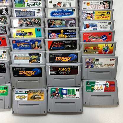 【中古品】 Nintendo ニンテンドー スーパーファミコン ソフト 100本 まとめ らんま1/2 ドッジ弾平 など 023-251027-mh-14-fuz 万代Net店