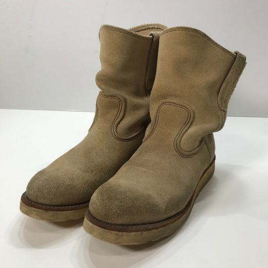 【中古品】【メンズ】 RED WING レッドウィング 8168 PECOS BOOTS ペコス ブーツ 靴 シューズ 164-251021-mh-03-fuz サイズ：7H カラー：ベージュ 万代Net店