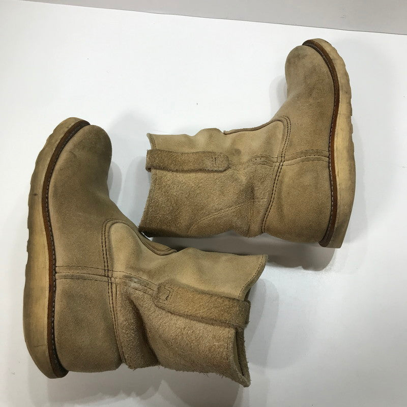 【中古品】【メンズ】 RED WING レッドウィング 8168 PECOS BOOTS ペコス ブーツ 靴 シューズ 164-251021-mh-03-fuz サイズ：7H カラー：ベージュ 万代Net店