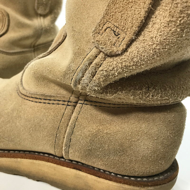 【中古品】【メンズ】 RED WING レッドウィング 8168 PECOS BOOTS ペコス ブーツ 靴 シューズ 164-251021-mh-03-fuz サイズ：7H カラー：ベージュ 万代Net店