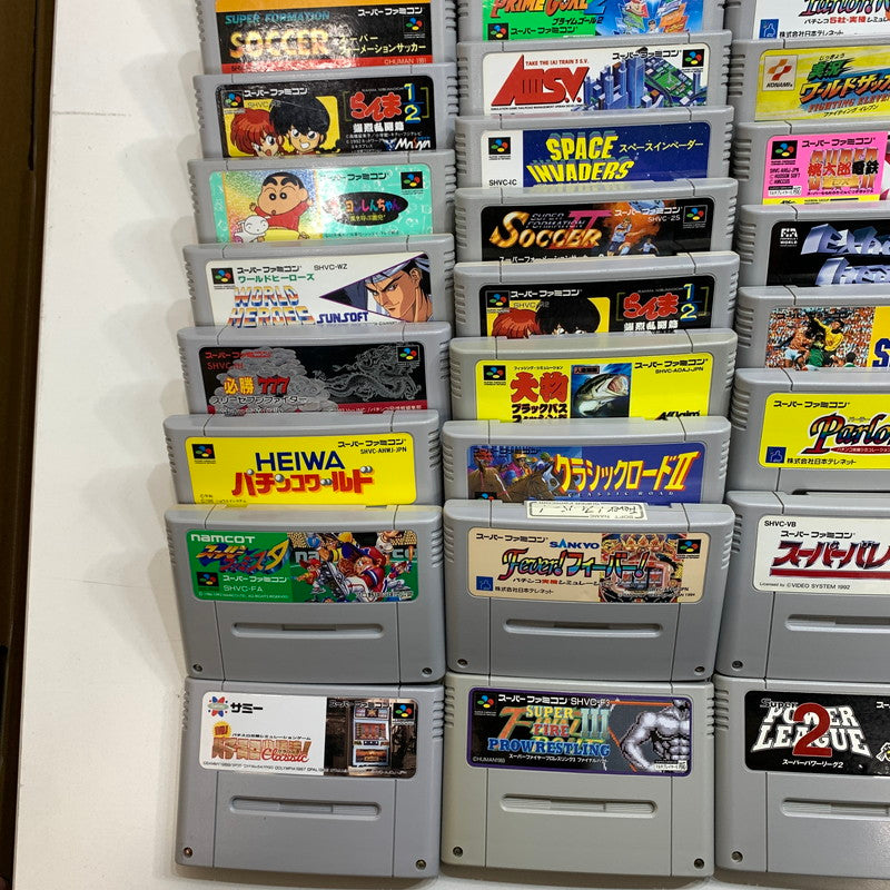 【現状渡し品】 Nintendo ニンテンドー スーパーファミコン ソフト 100本 まとめ ストリートファイター マリオペイント など 023-251027-mh-13-fuz 万代Net店