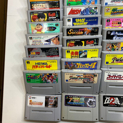 【現状渡し品】 Nintendo ニンテンドー スーパーファミコン ソフト 100本 まとめ ストリートファイター マリオペイント など 023-251027-mh-13-fuz 万代Net店