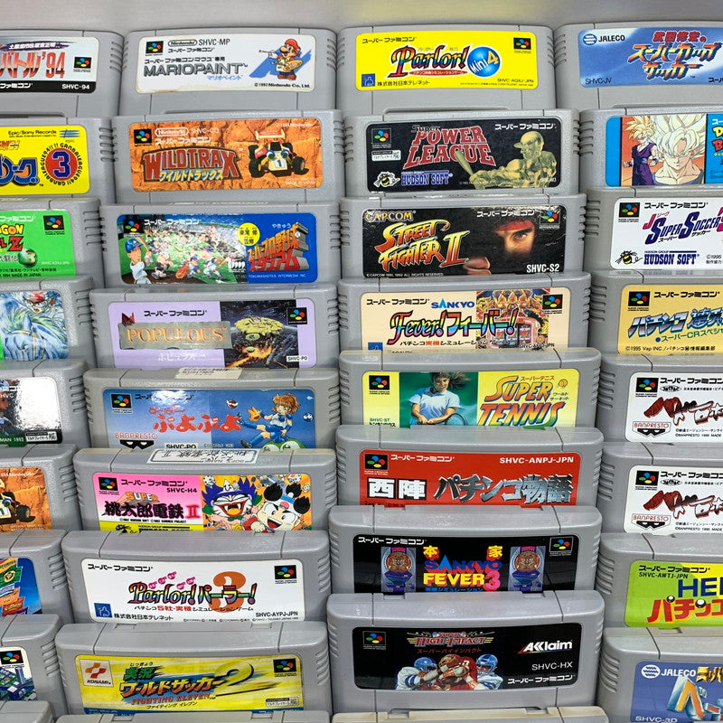 【現状渡し品】 Nintendo ニンテンドー スーパーファミコン ソフト 100本 まとめ ストリートファイター マリオペイント など 023-251027-mh-13-fuz 万代Net店