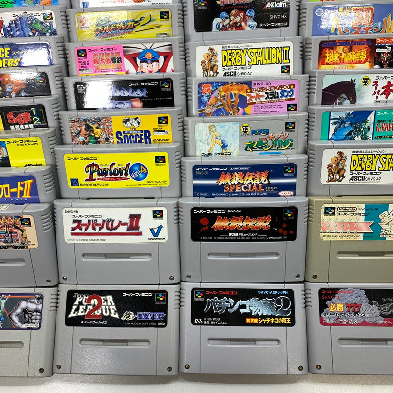 【現状渡し品】 Nintendo ニンテンドー スーパーファミコン ソフト 100本 まとめ ストリートファイター マリオペイント など 023-251027-mh-13-fuz 万代Net店
