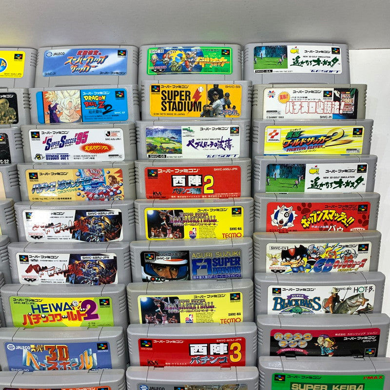 【現状渡し品】 Nintendo ニンテンドー スーパーファミコン ソフト 100本 まとめ ストリートファイター マリオペイント など 023-251027-mh-13-fuz 万代Net店