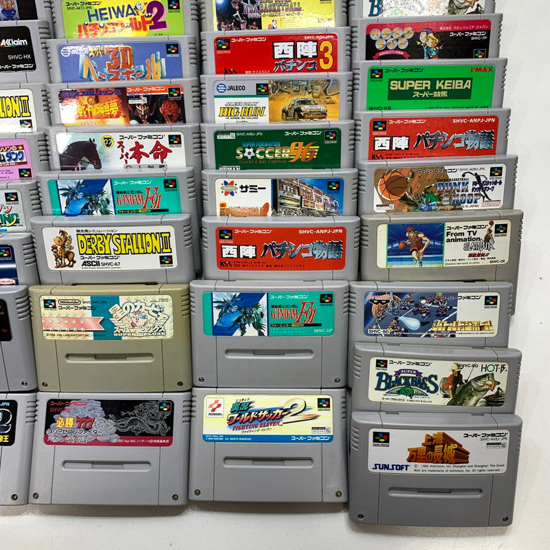 【現状渡し品】 Nintendo ニンテンドー スーパーファミコン ソフト 100本 まとめ ストリートファイター マリオペイント など 023-251027-mh-13-fuz 万代Net店