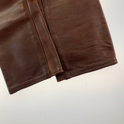 【中古品】【メンズ】 AERO LEATHER LEATHER PANTS エアロ レザー 156-251109-st-18-fuz サイズ：27 カラー：ブラウン 万代Net店