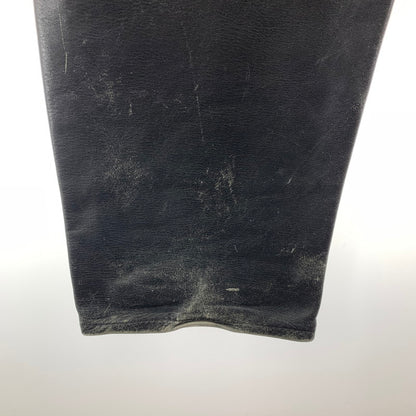 【中古品】【メンズ】 AERO LEATHER エアロ レザー LEATHER PANTS レザー パンツ ライダース パンツ ボトムス 古着 156-260220-mh-10-fuz サイズ：不明 カラー：ブラック 万代Net店