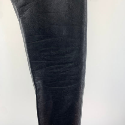 【中古品】【メンズ】 AERO LEATHER エアロ レザー LEATHER PANTS レザー パンツ ライダース パンツ ボトムス 古着 156-260220-mh-10-fuz サイズ：不明 カラー：ブラック 万代Net店