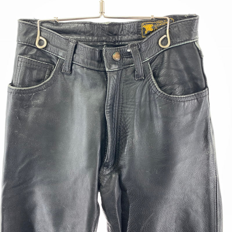 【中古品】【メンズ】 AERO LEATHER エアロ レザー LEATHER PANTS レザー パンツ ライダース パンツ ボトムス 古着 156-260220-mh-10-fuz サイズ：不明 カラー：ブラック 万代Net店