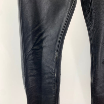 【中古品】【メンズ】 AERO LEATHER エアロ レザー LEATHER PANTS レザー パンツ ライダース パンツ ボトムス 古着 156-260220-mh-10-fuz サイズ：不明 カラー：ブラック 万代Net店