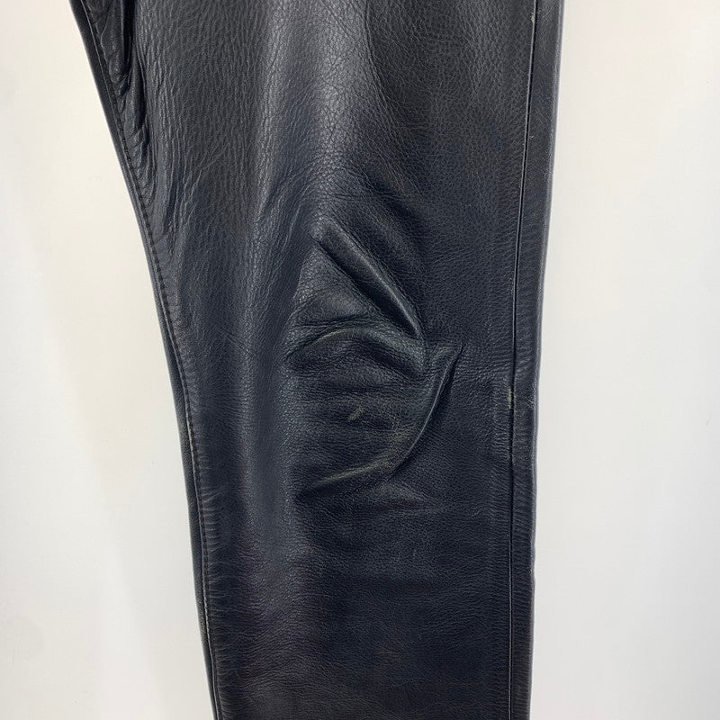 【中古品】【メンズ】 AERO LEATHER エアロ レザー LEATHER PANTS レザー パンツ ライダース パンツ ボトムス 古着 156-260220-mh-10-fuz サイズ：不明 カラー：ブラック 万代Net店