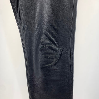 【中古品】【メンズ】 AERO LEATHER エアロ レザー LEATHER PANTS レザー パンツ ライダース パンツ ボトムス 古着 156-260220-mh-10-fuz サイズ：不明 カラー：ブラック 万代Net店