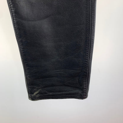 【中古品】【メンズ】 AERO LEATHER エアロ レザー LEATHER PANTS レザー パンツ ライダース パンツ ボトムス 古着 156-260220-mh-10-fuz サイズ：不明 カラー：ブラック 万代Net店