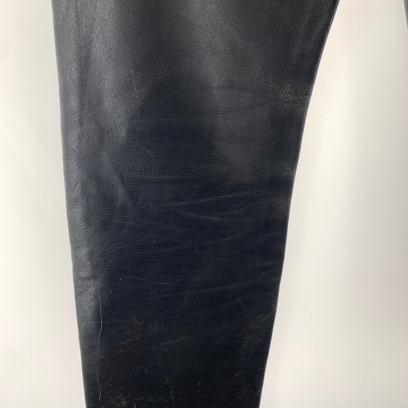 【中古品】【メンズ】 AERO LEATHER エアロ レザー LEATHER PANTS レザー パンツ ライダース パンツ ボトムス 古着 156-260220-mh-10-fuz サイズ：不明 カラー：ブラック 万代Net店